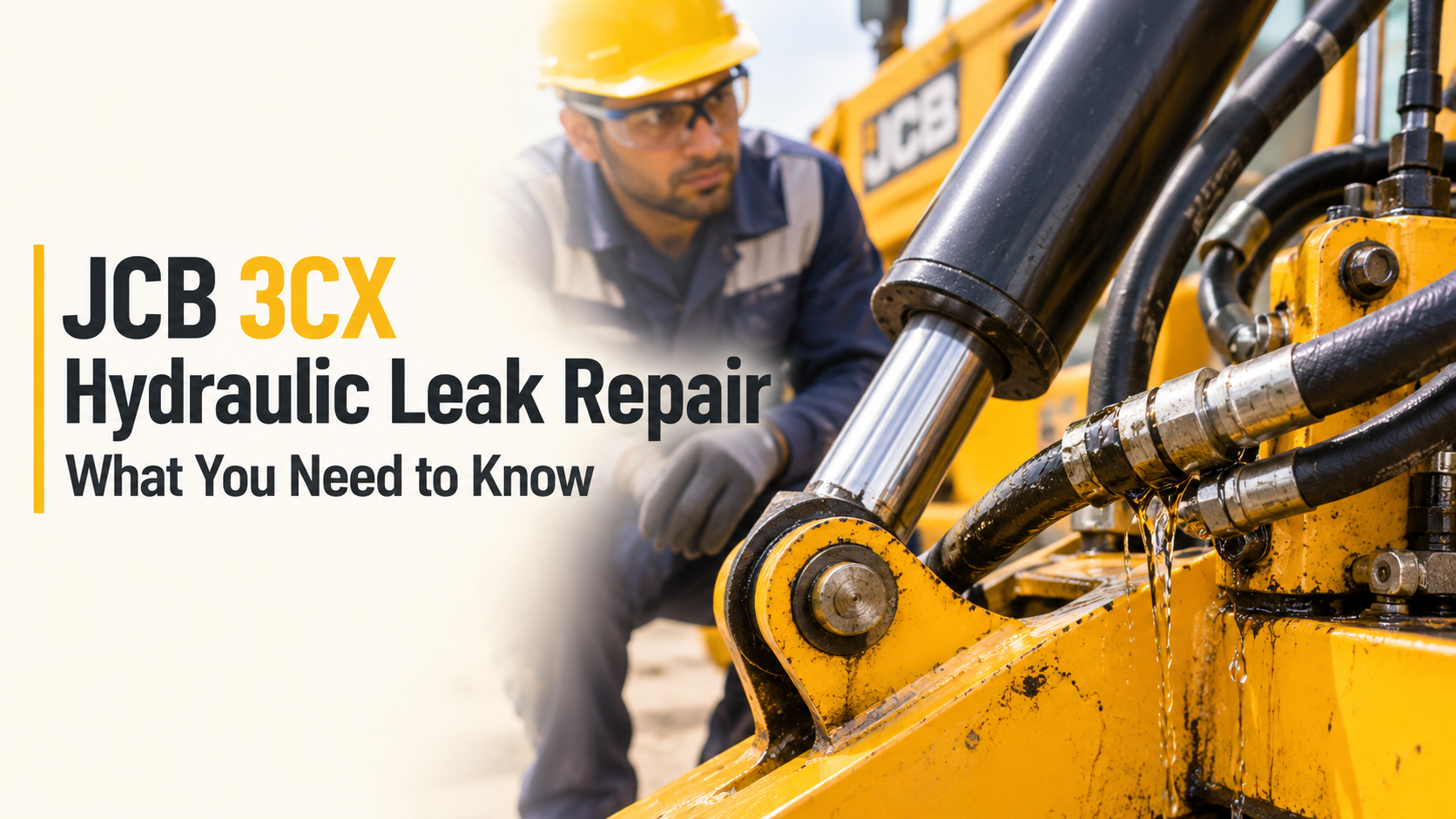 JCB 3CX Hydraulic Leak Repair – What You Really Need To Know